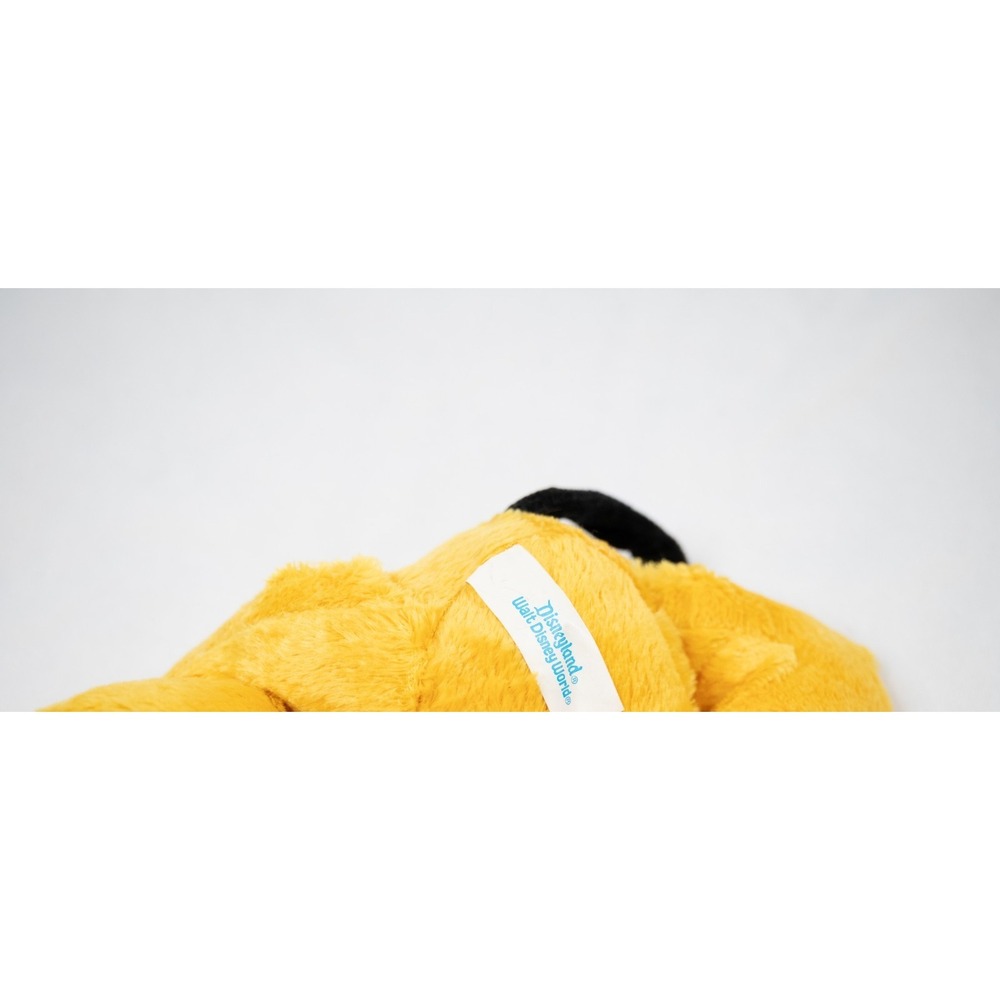 Disney Pluto Plush Toy Kids‎ 10in Yellow Excellent Laying Stuffed Animal Dog - Picture 5 of 5